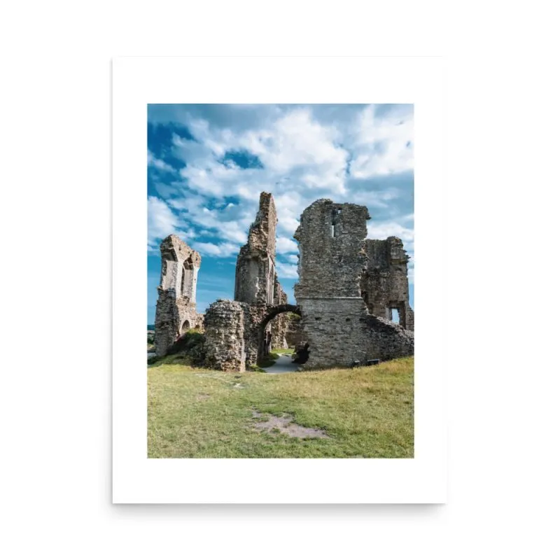Corfe Castle Ruins, Dorset